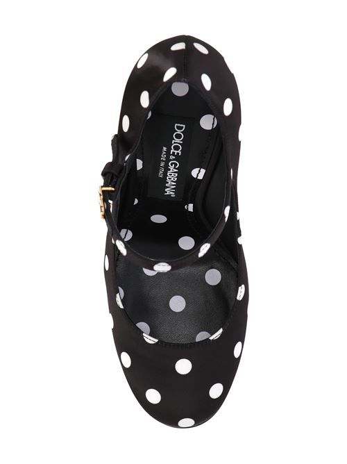 Mary Janes a pois 105mm DOLCE&GABBANA | CD1869AV885HN10W